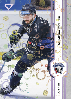 Ondrej Matys Plzen Tipsport ELH 2024/25 SportZoo 2. serie Puck Marks #342